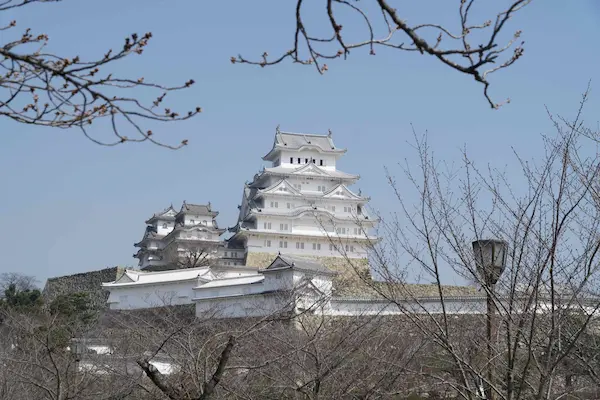 View from Hishi no mon